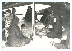 Sahrauís en la haima